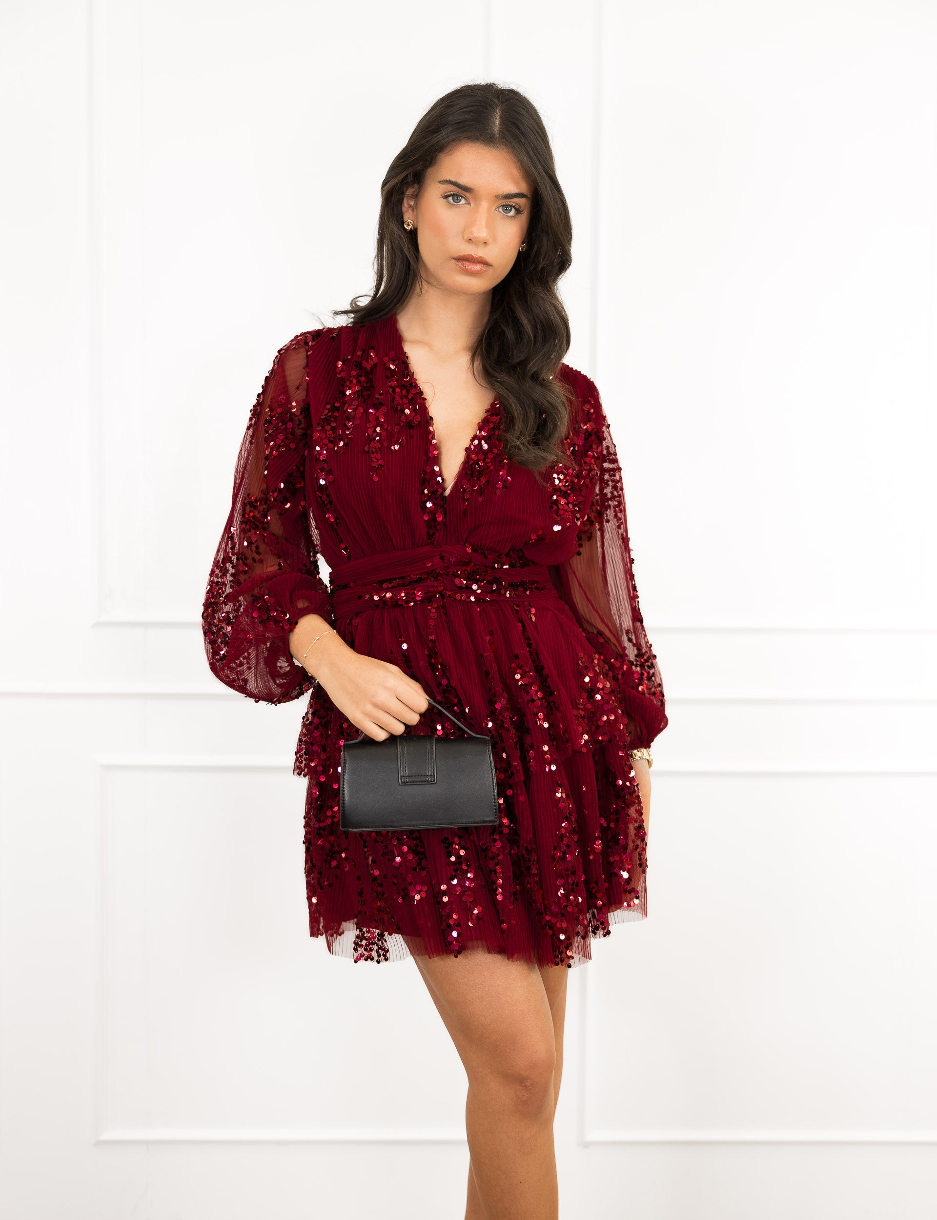 Jutta | Kjole bordeaux