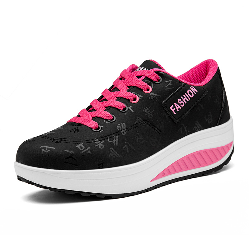 Heiperlye™ Damen Freizeitschuhe Herbst/Winter – Atmungsaktive Plateausneaker mit Keilabsatz & Schnürung