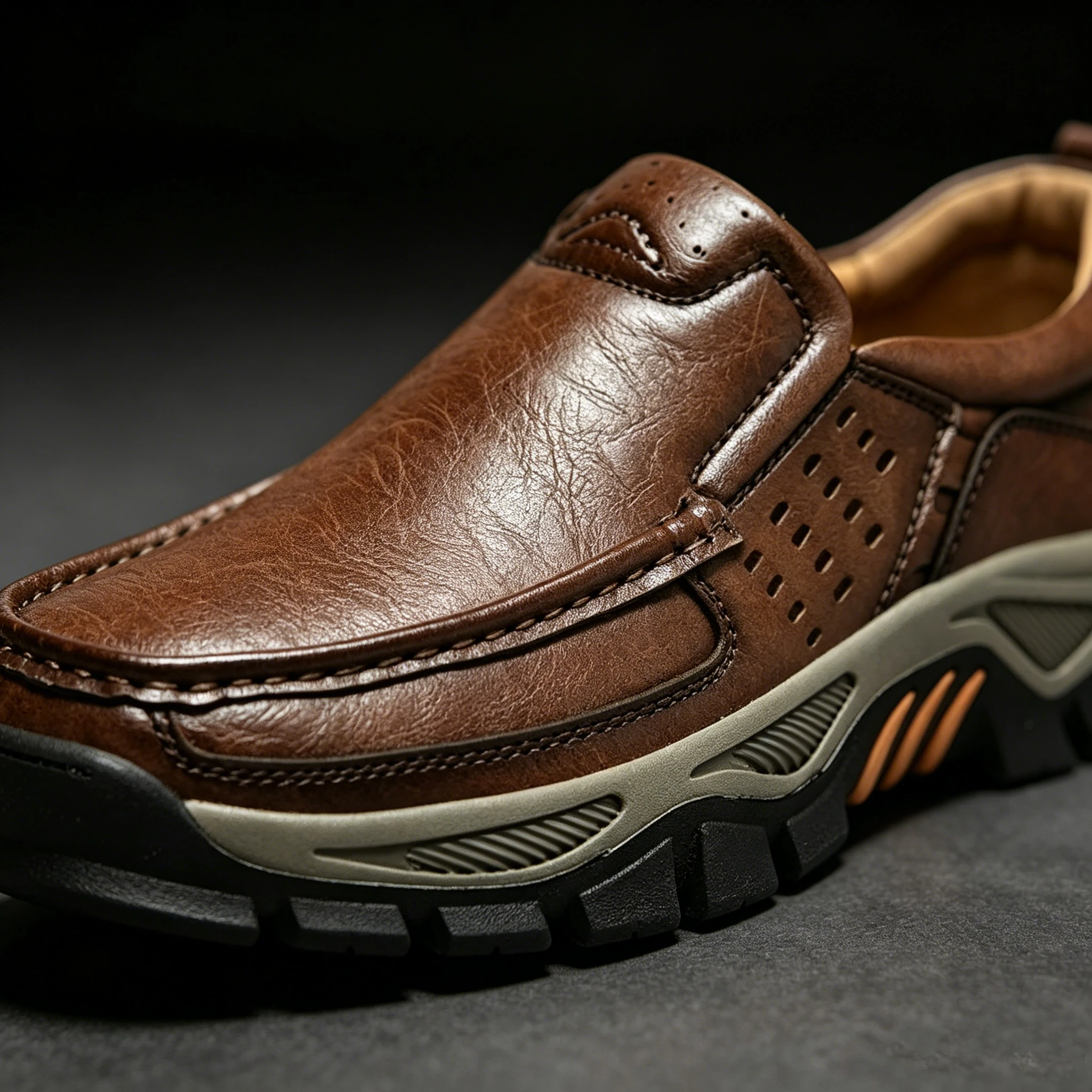 ⏰Letzter Tag! 45 % Rabatt  🔥Heiperlye®Herren orthopädische handgefertigte Schuhe aus echtem Leder