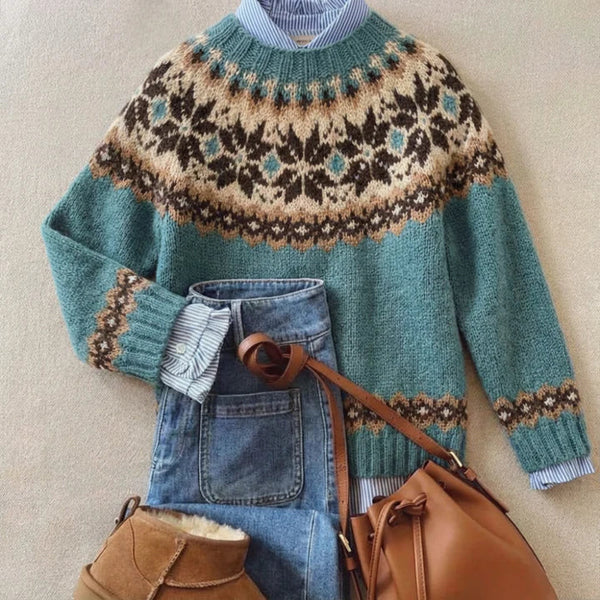 Arvy™ - Eleganter Vintage-Strickpullover