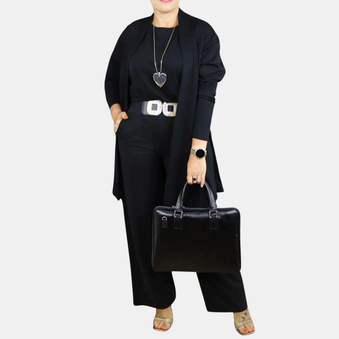 Elvy™ - Elegantes und Vielseitiges Dreiteiliges Damenset