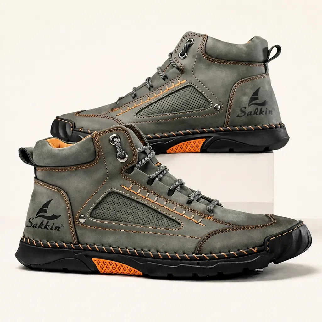 Robuste Outdoor-Stiefel für Herren mit orthopädischer Unterstützung