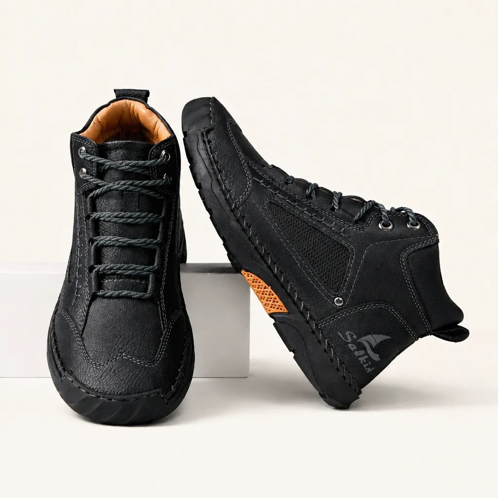 Robuste Outdoor-Stiefel für Herren mit orthopädischer Unterstützung