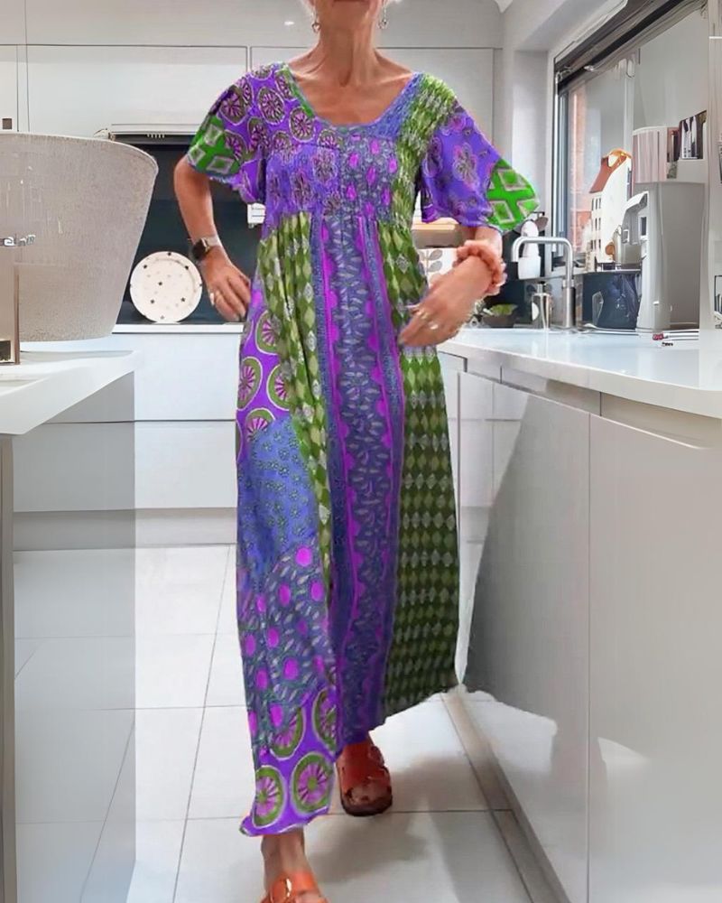 Ash™ - Buntes Bohemian-Kleid