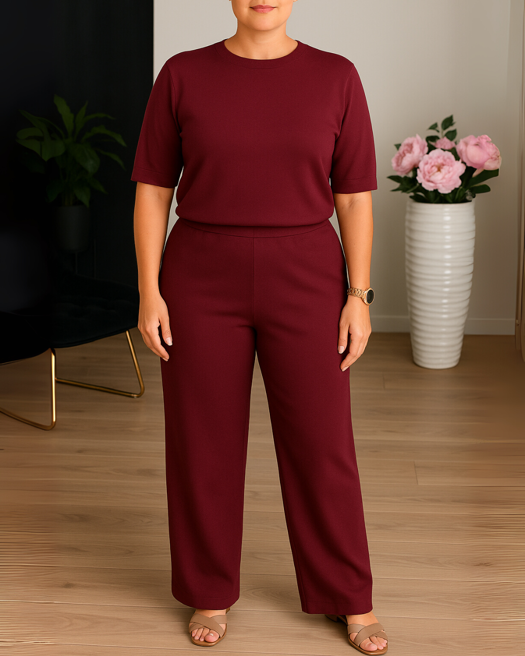 Elvy™ - Elegantes und Vielseitiges Dreiteiliges Damenset