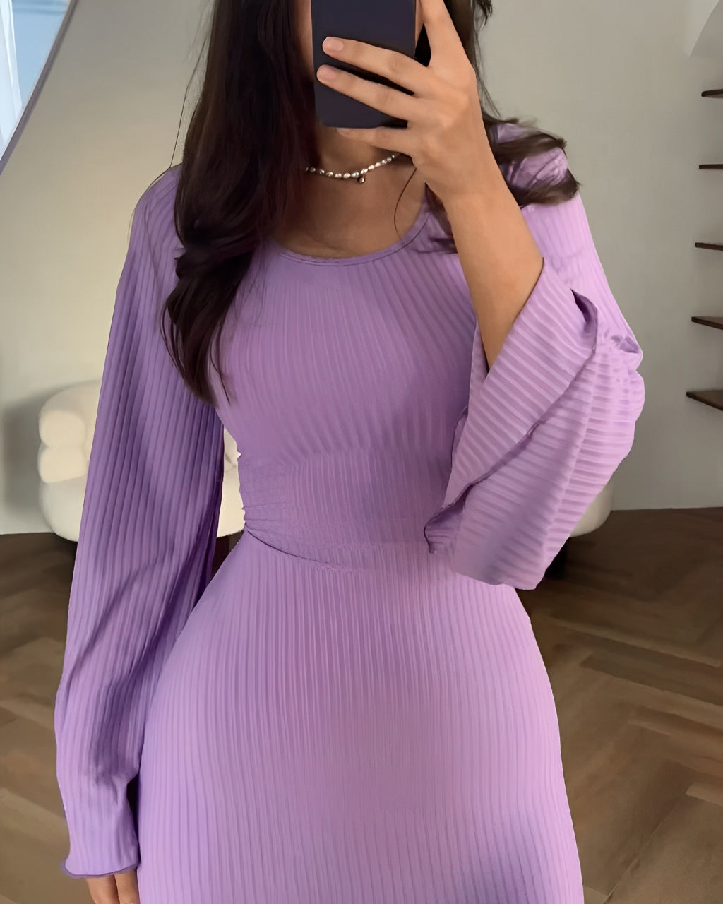 GABY | Elegant strikket maxikjole