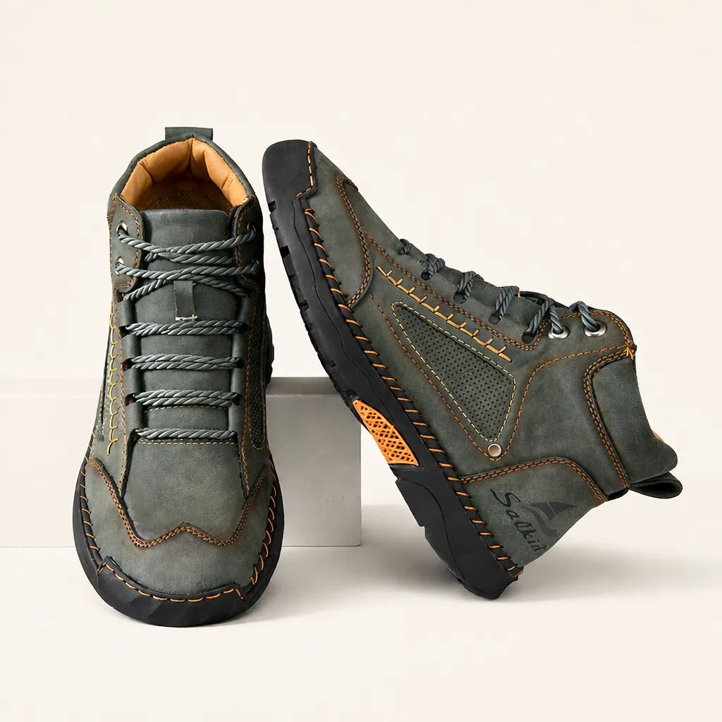 Robuste Outdoor-Stiefel für Herren mit orthopädischer Unterstützung
