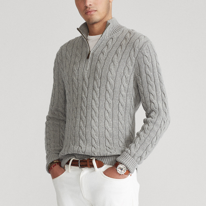 Casper| Old Money Halb-Reißverschluss-Pullover