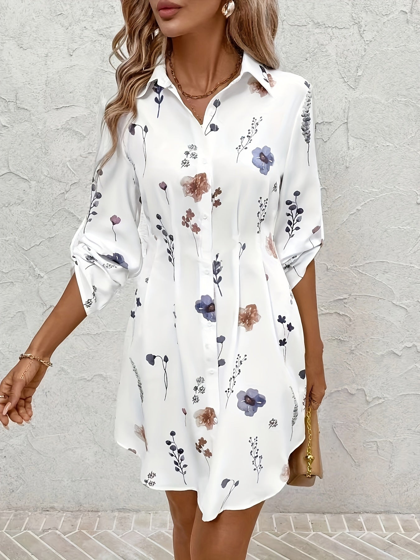 Mayke | Elegant blomstret kjole