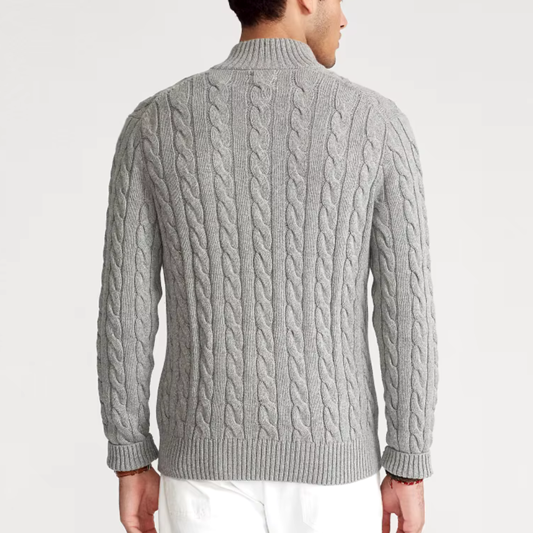 Casper| Old Money Halb-Reißverschluss-Pullover