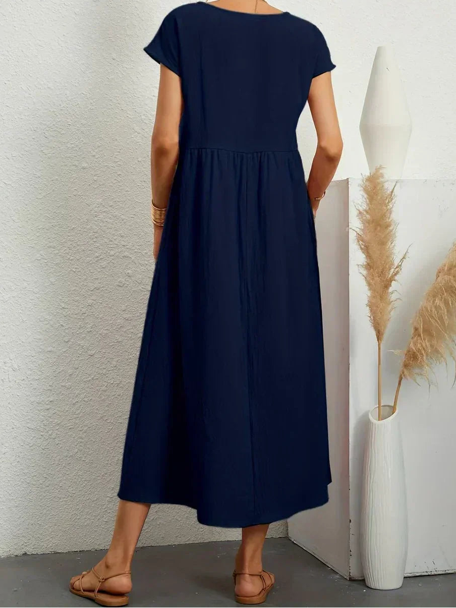 Anna™ – Entspanntes & Stylishes Midikleid