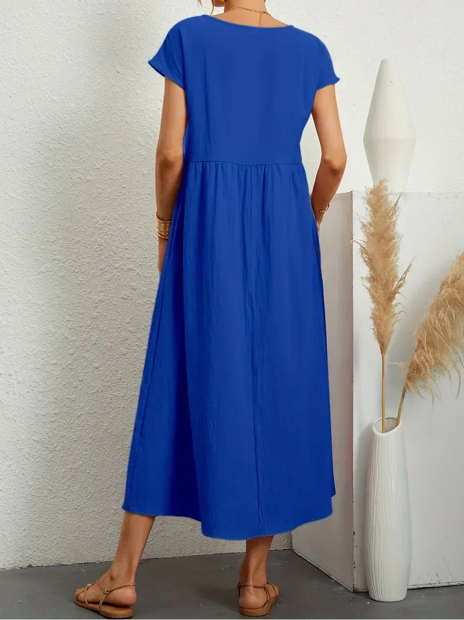 Anna™ – Entspanntes & Stylishes Midikleid
