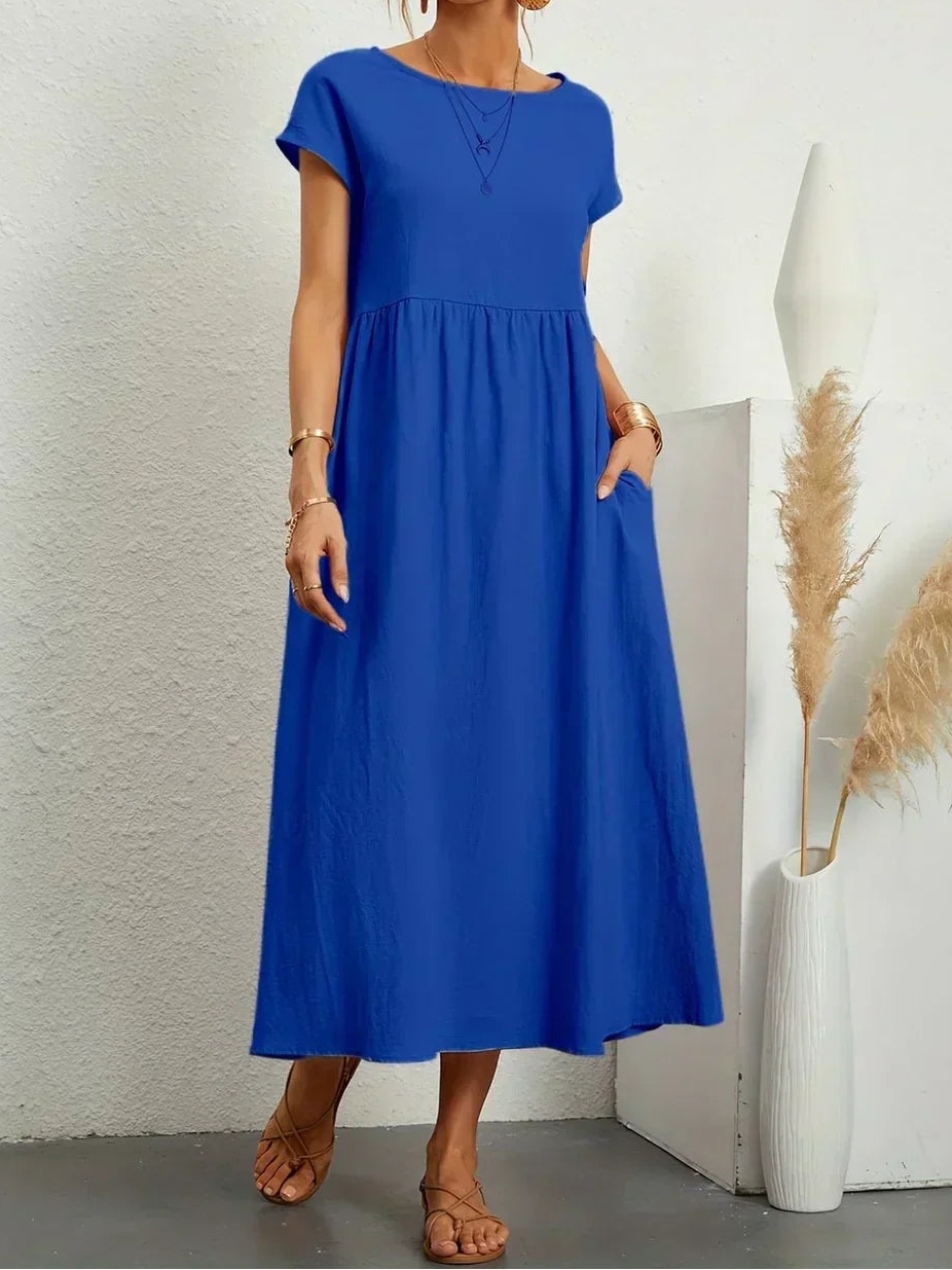 Anna™ – Entspanntes & Stylishes Midikleid