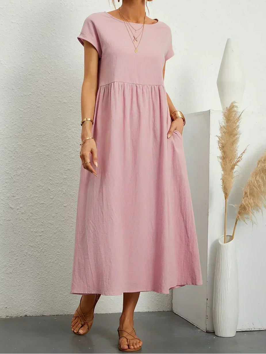 Anna™ – Entspanntes & Stylishes Midikleid