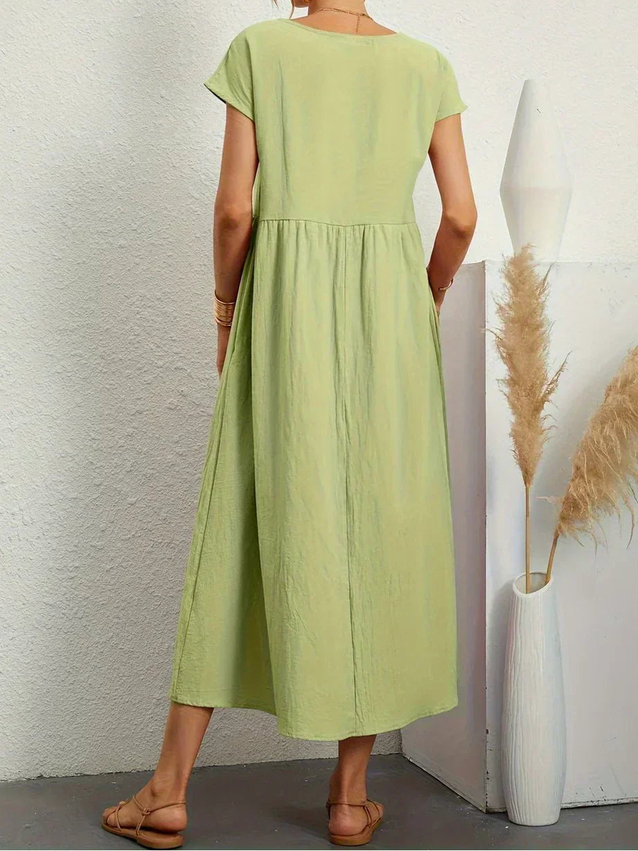 Anna™ – Entspanntes & Stylishes Midikleid