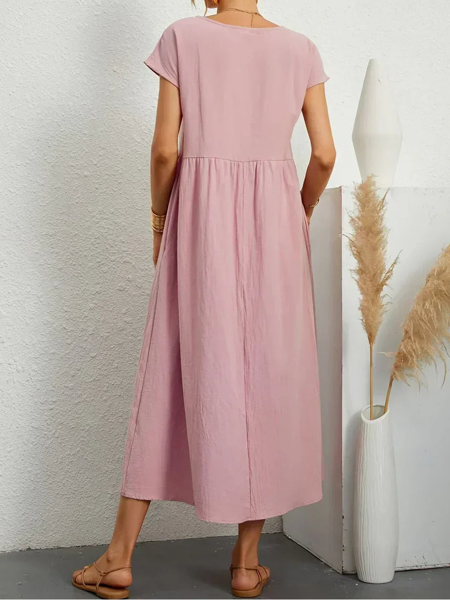 Anna™ – Entspanntes & Stylishes Midikleid