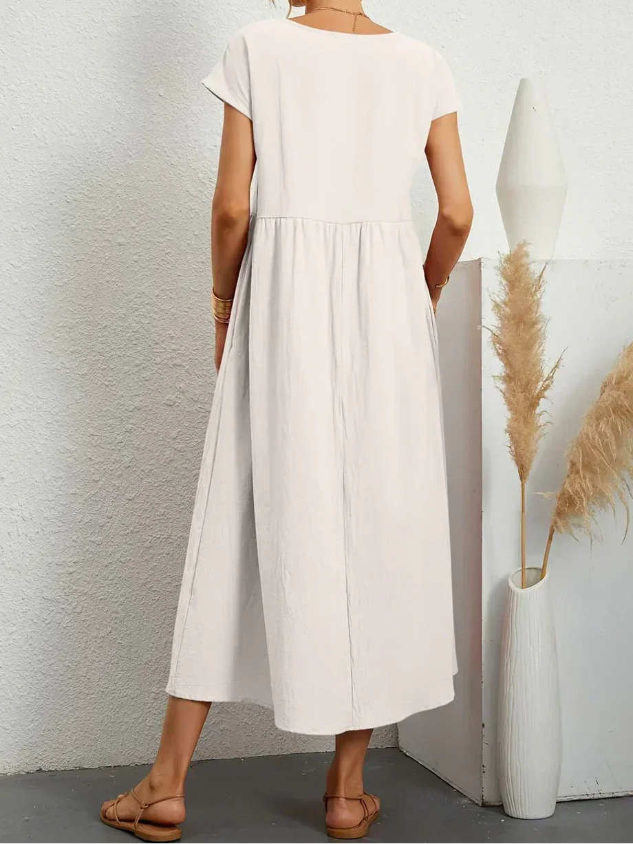 Anna™ – Entspanntes & Stylishes Midikleid