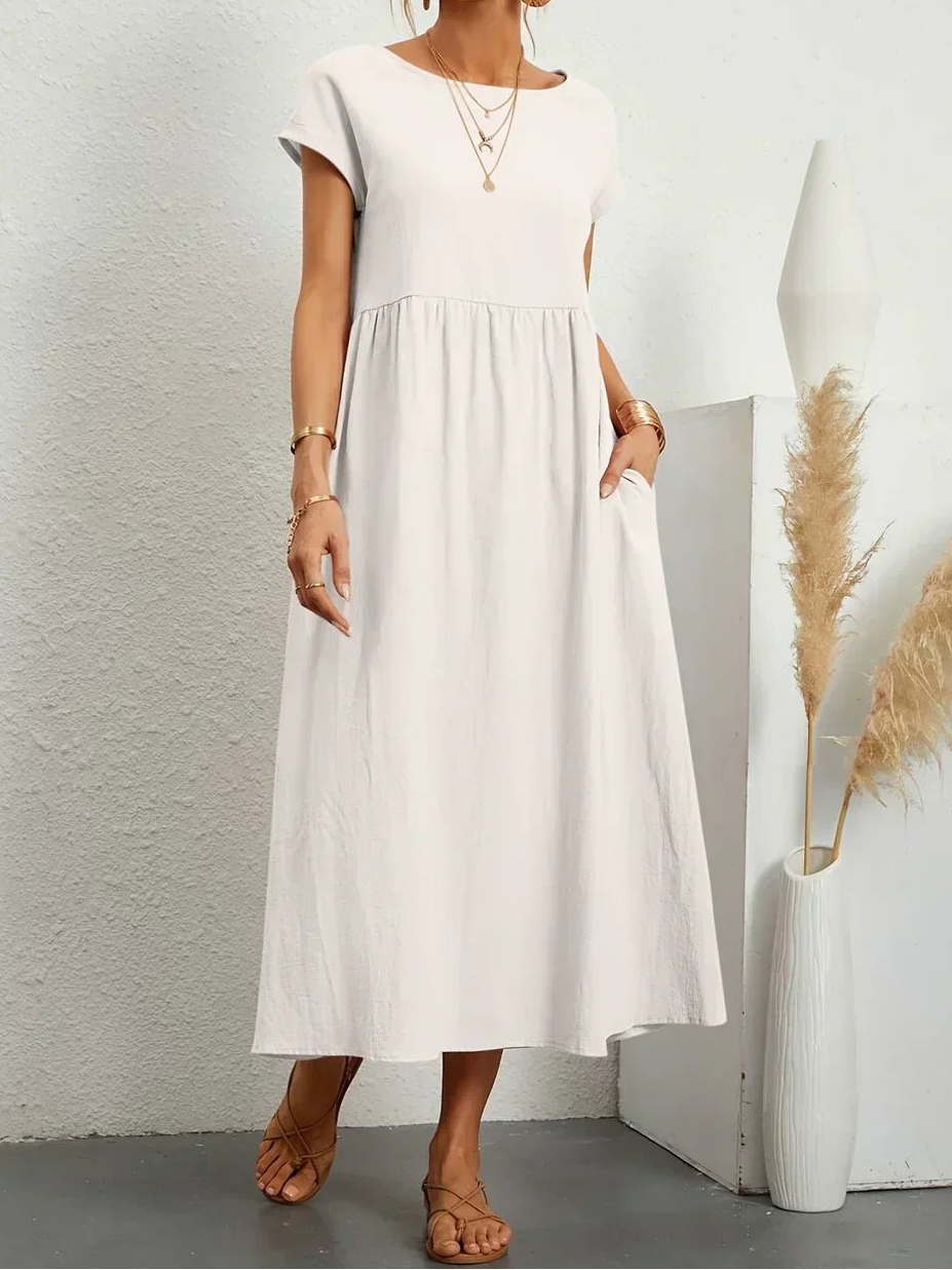 Anna™ – Entspanntes & Stylishes Midikleid