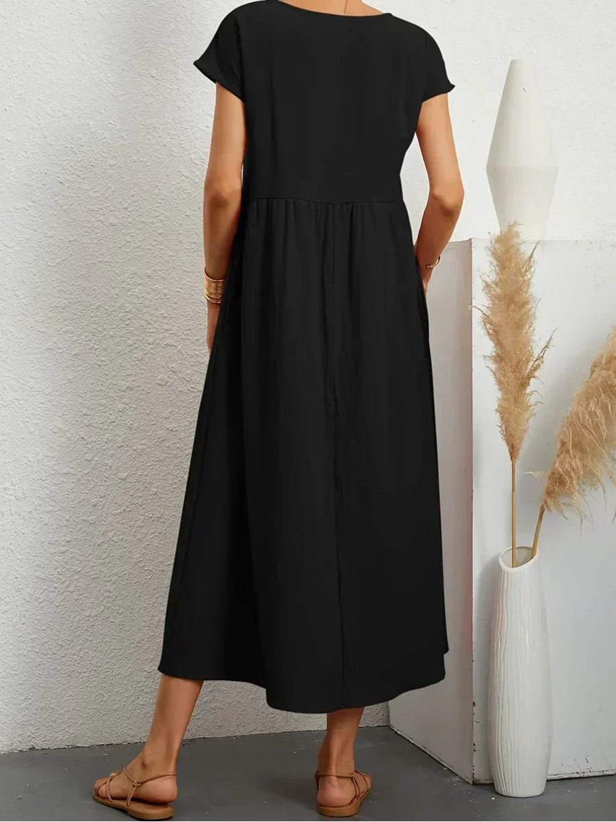 Anna™ – Entspanntes & Stylishes Midikleid