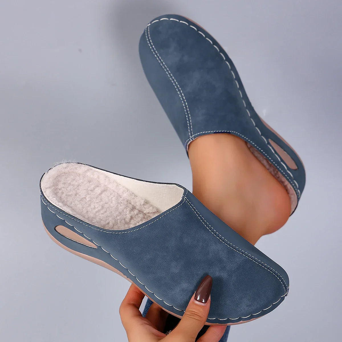 Anni™ - Orthopädische Hausschuhe aus Fleece