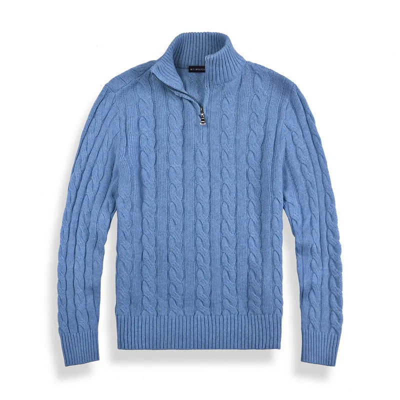 Casper| Old Money Halb-Reißverschluss-Pullover
