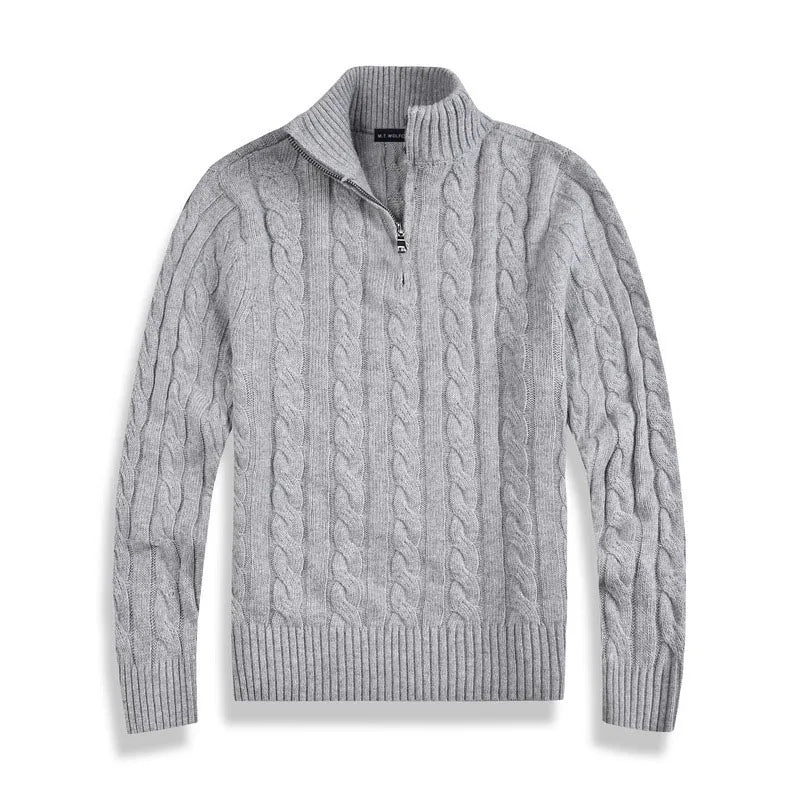Casper| Old Money Halb-Reißverschluss-Pullover