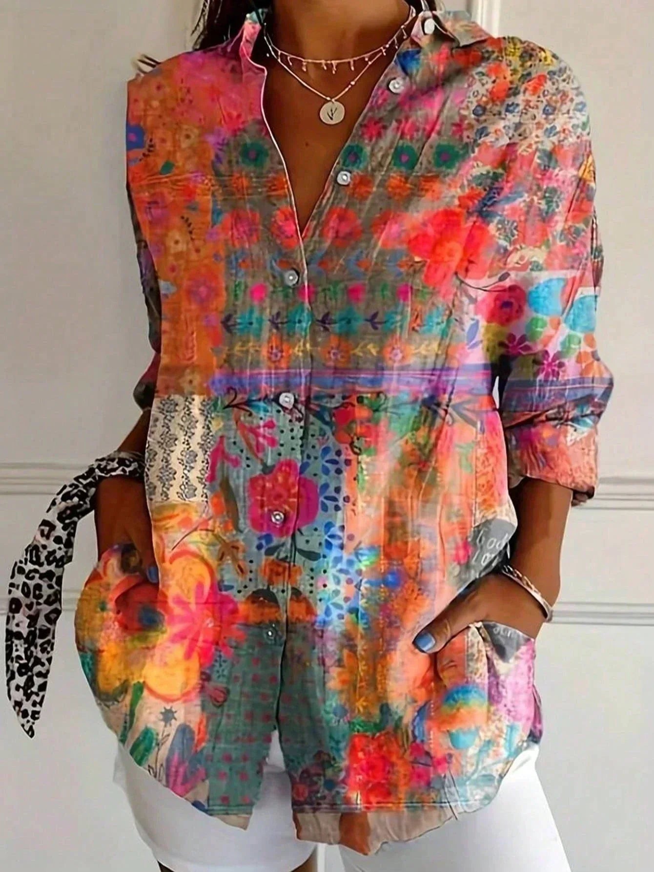 Donnabelle™ - Bluse mit Abstraktem Muster