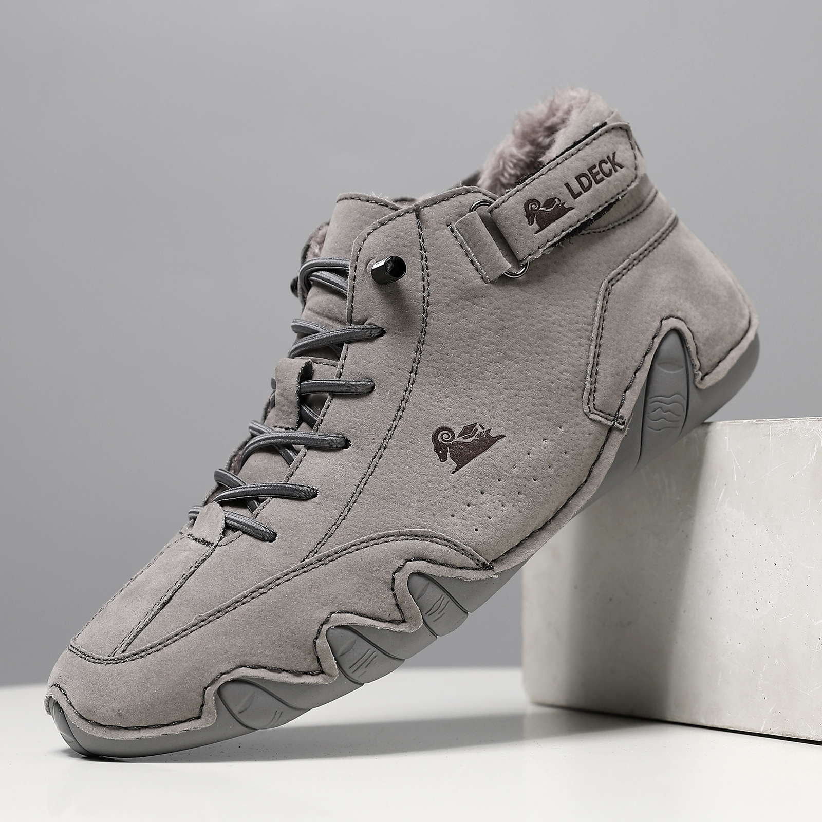 Unisex handgefertigte Echtleder-Barfußschuhe, rutschfest & komfortabel – mit und ohne Plüschfutter