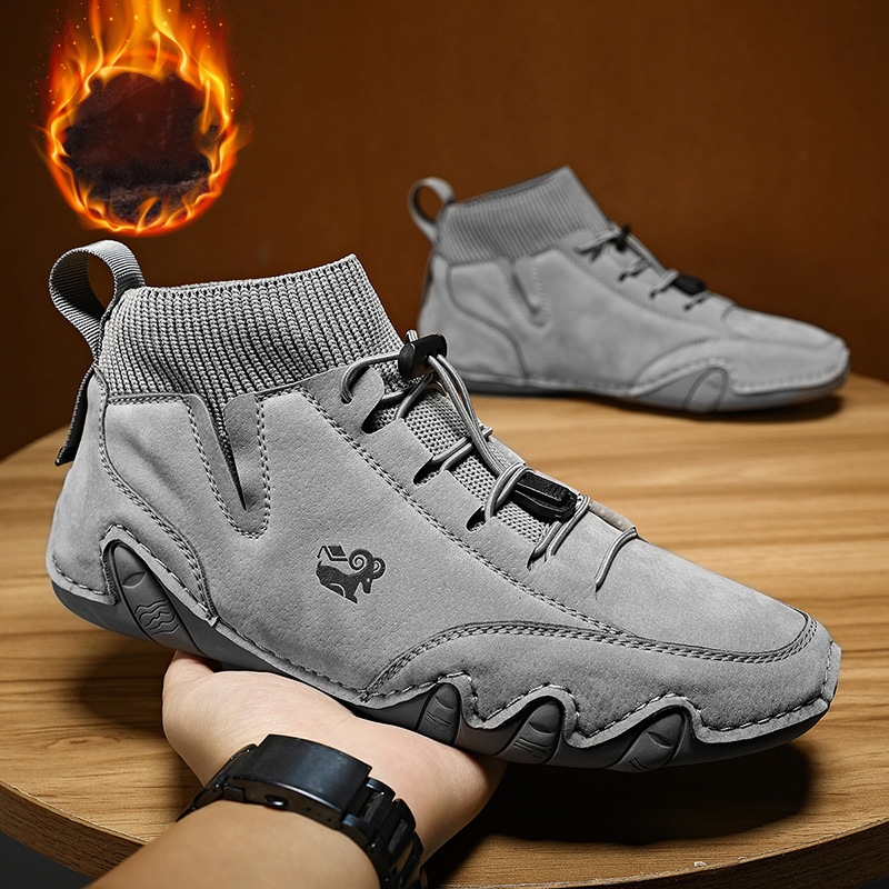 Ultra-bequeme rutschfeste Barfußschuhe aus Echtleder