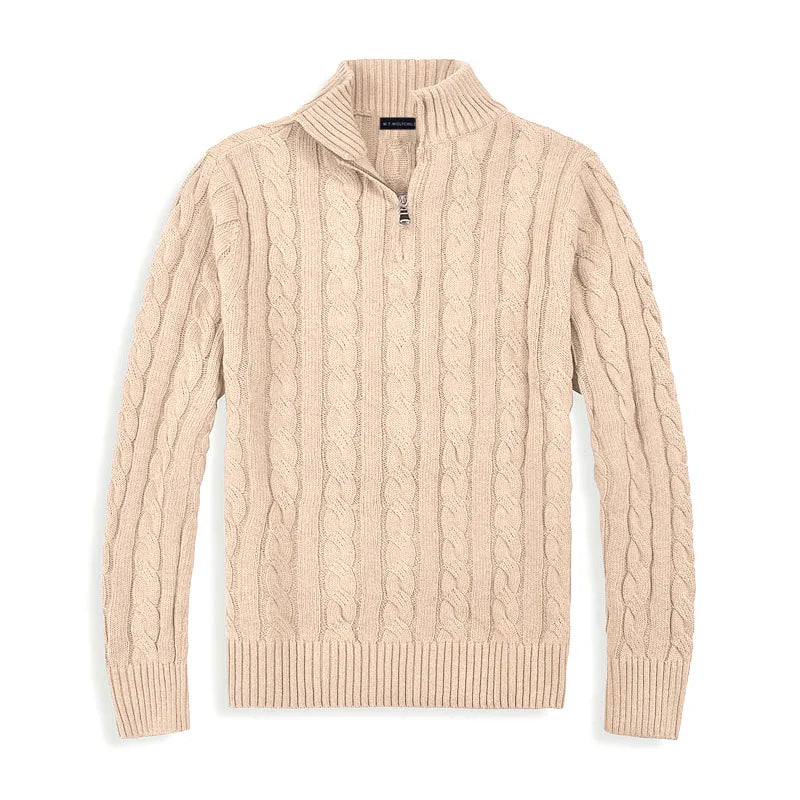 Casper| Old Money Halb-Reißverschluss-Pullover