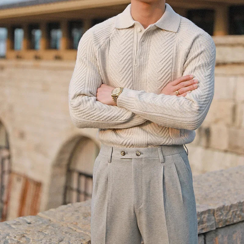 Castel |  Strikket polo