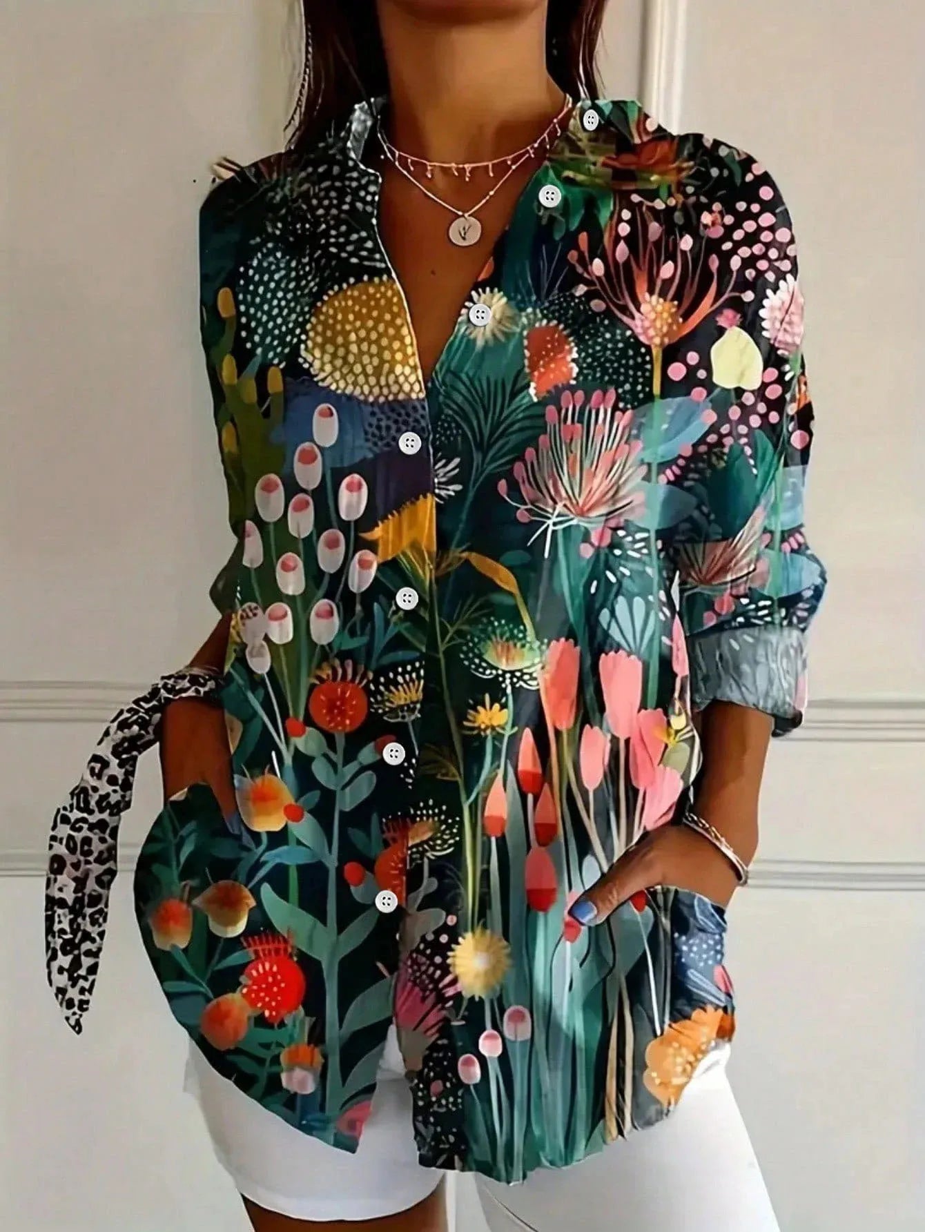 Donnabelle™ - Bluse mit Abstraktem Muster