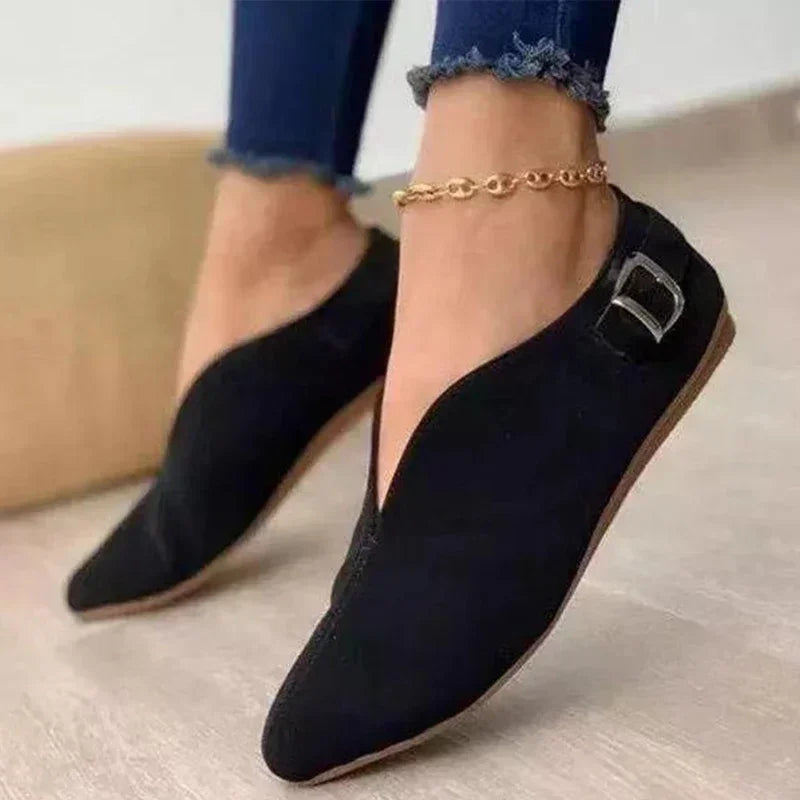 Marisol Damen-Freizeit-Loafer im Retro-Stil