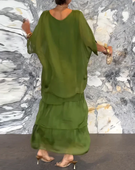 Shina™ - Elegantes Fließendes Maxikleid