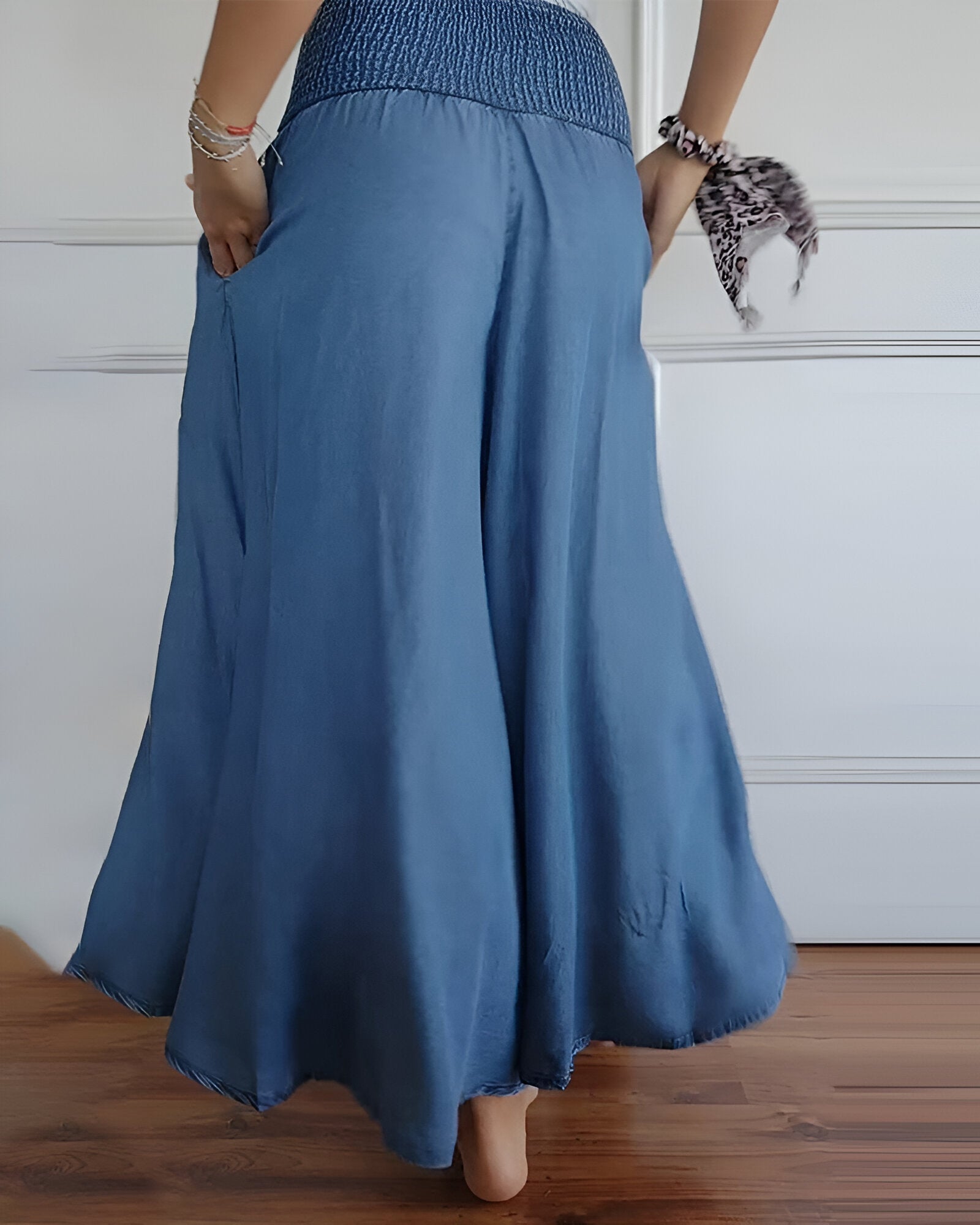 Éléonore™ - Elastische, Modische, Lockere Hose mit Taschen