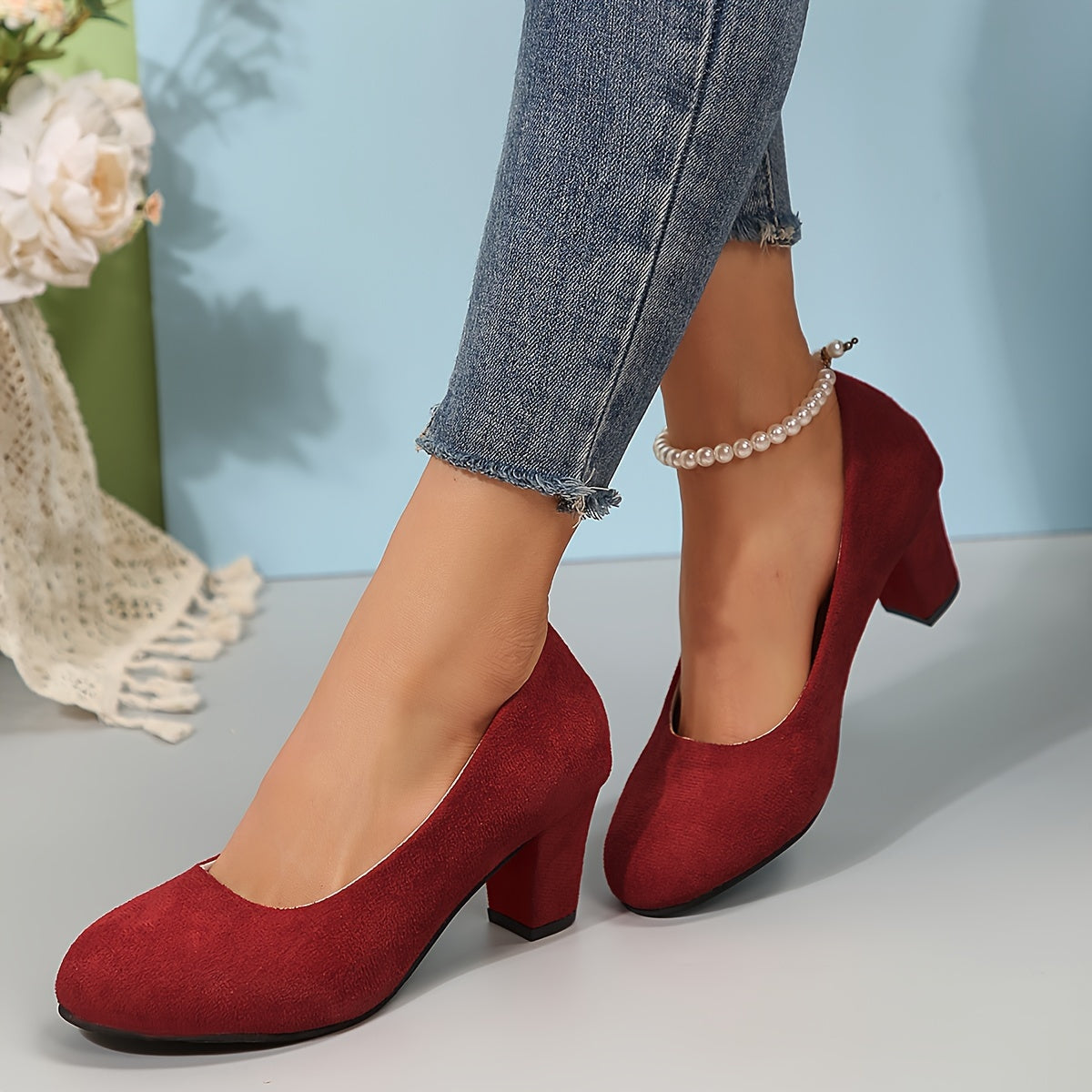 Lotus™ – Komfort-Pumps mit stabilem Absatz