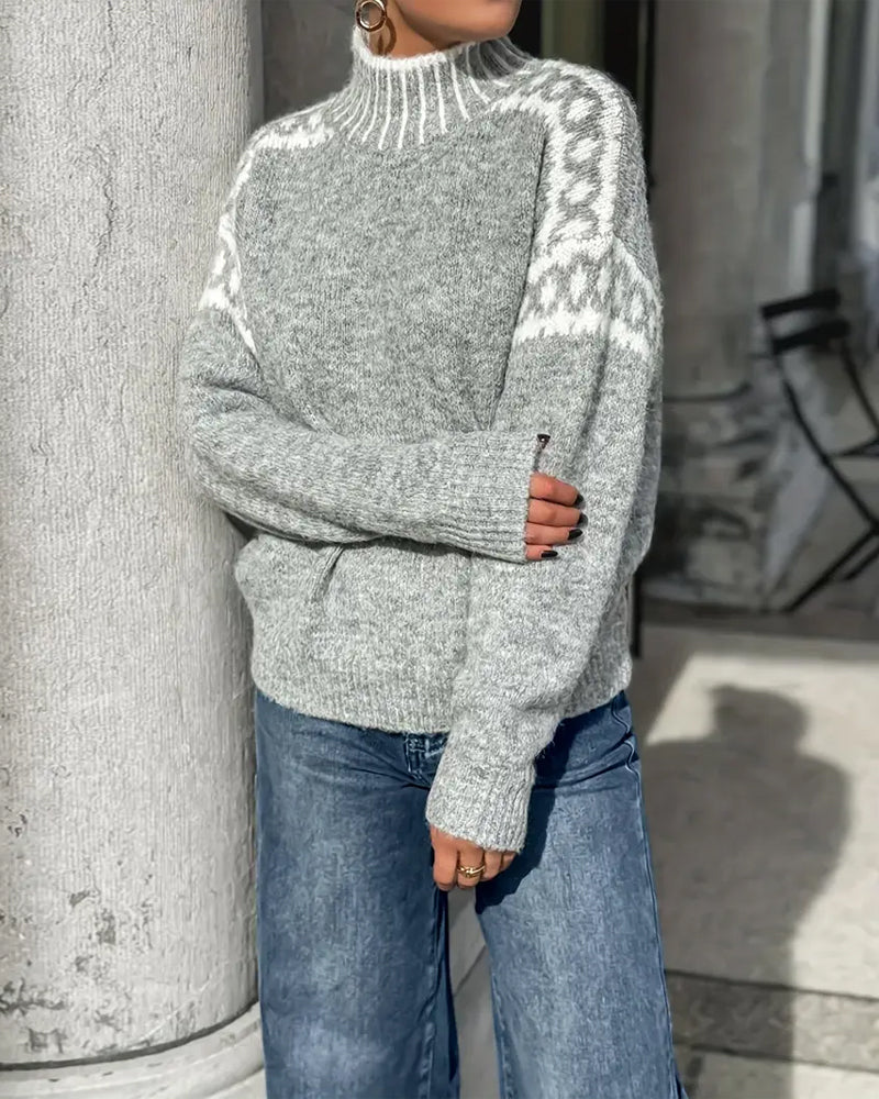 Fleecin™ - Entspannter & Warmer Strickpullover