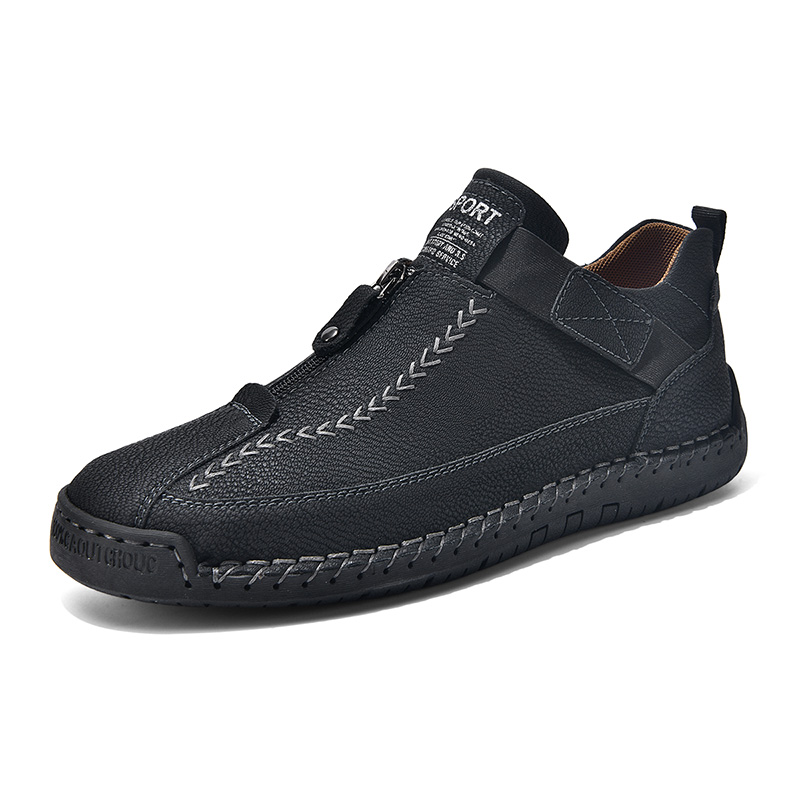 ⏰Zeitlich begrenzter Sale 70 % Rabatt – Premium-Leder-Slipper für Herren – Das ideale Geschenk für Vater, Ehemann oder Freund | Breite Zehenkappe, Fußgewölbeunterstützung, wasserdicht, druckentlastend, rutschfest