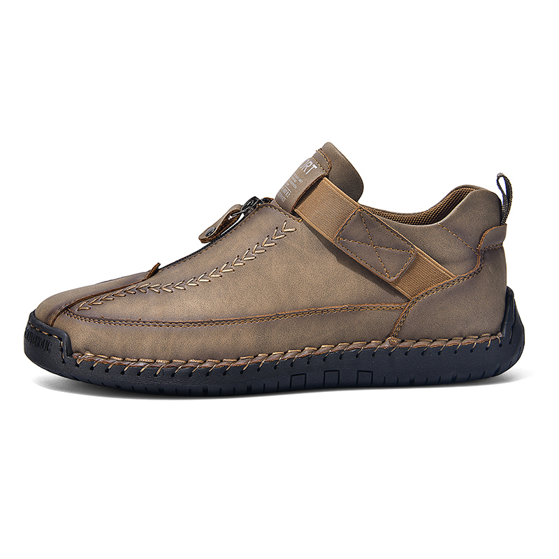 ⏰Zeitlich begrenzter Sale 70 % Rabatt – Premium-Leder-Slipper für Herren – Das ideale Geschenk für Vater, Ehemann oder Freund | Breite Zehenkappe, Fußgewölbeunterstützung, wasserdicht, druckentlastend, rutschfest
