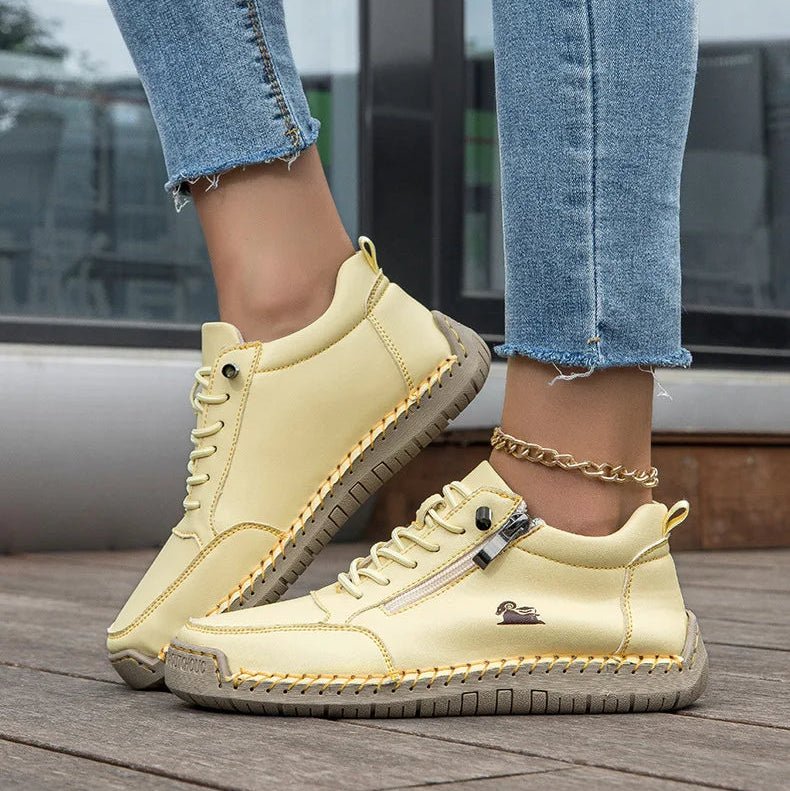 Komfortable orthopädische Barfuß-Sneakers +  Reißverschluss