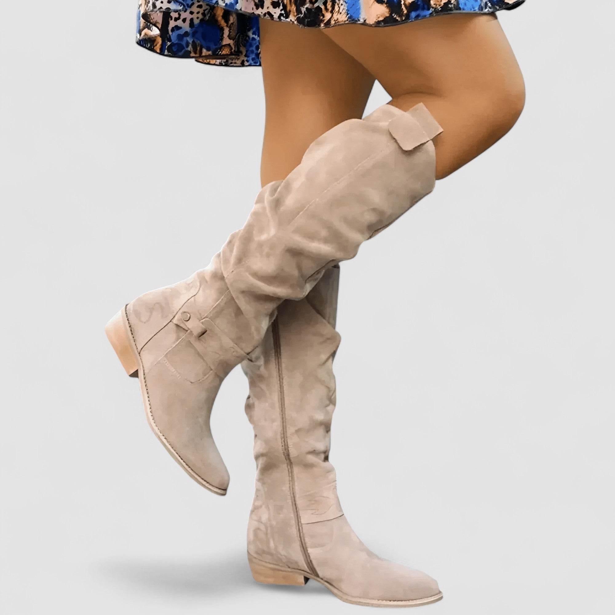 Brevika | Hohe Wildlederstiefel