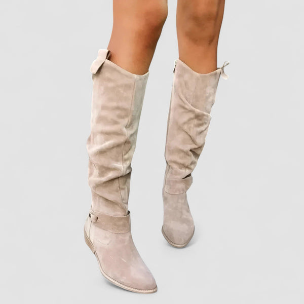 Brevika | Hohe Wildlederstiefel