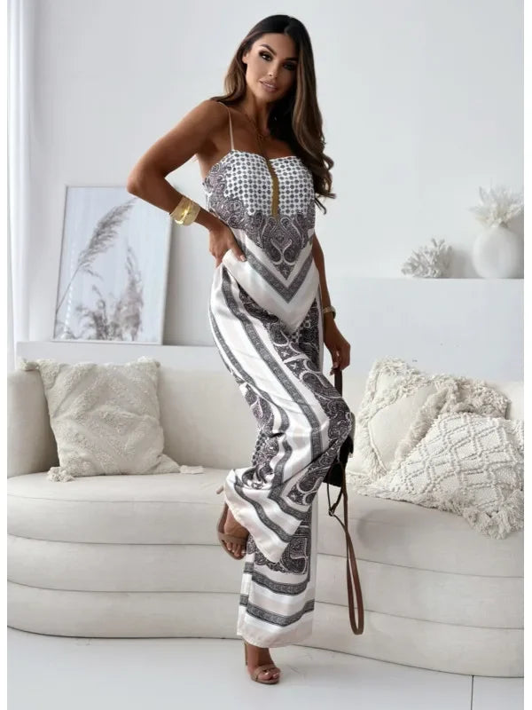 Solura™ - Stylish Two-Piece Set with Blouse Knot & Pants