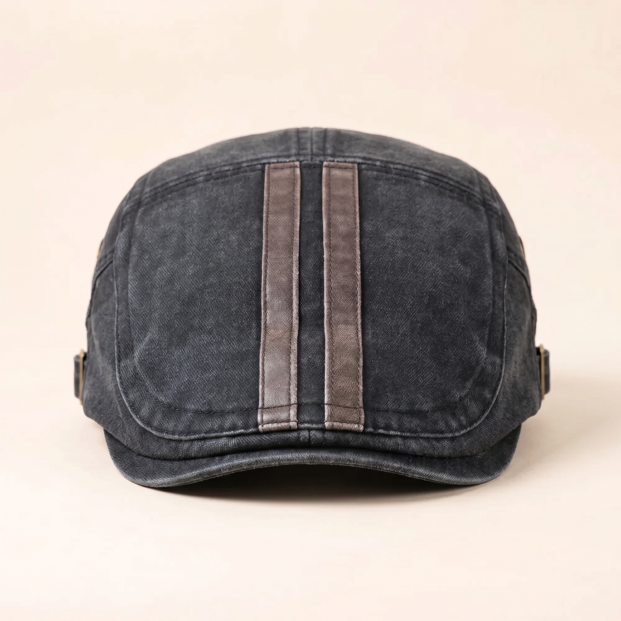 Denim-Cap mit Streifen