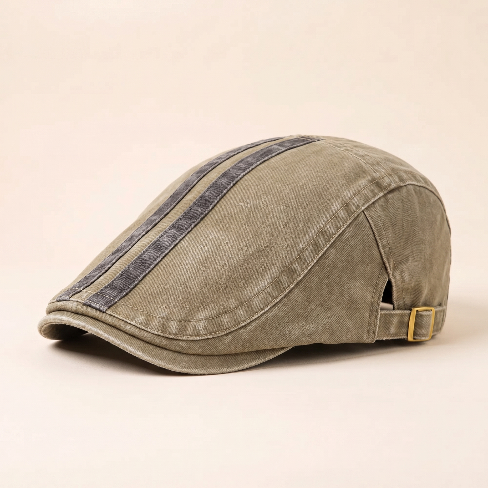 Denim-Cap mit Streifen