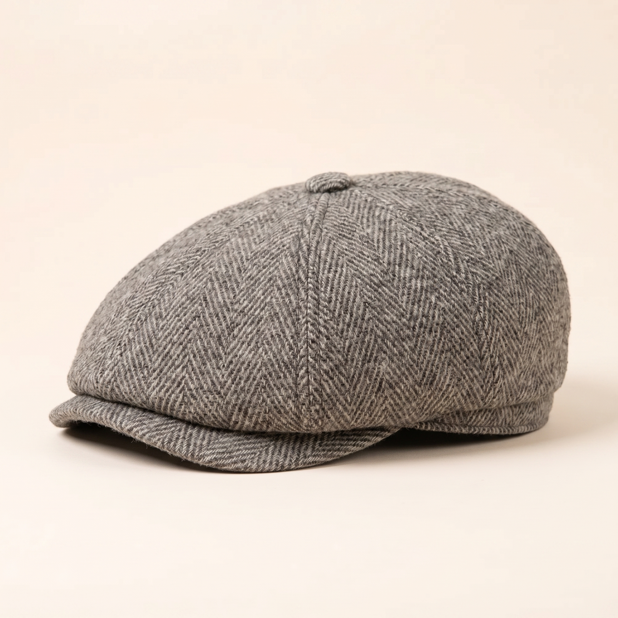 Fischgrät-Cap mit Ohrenklappen