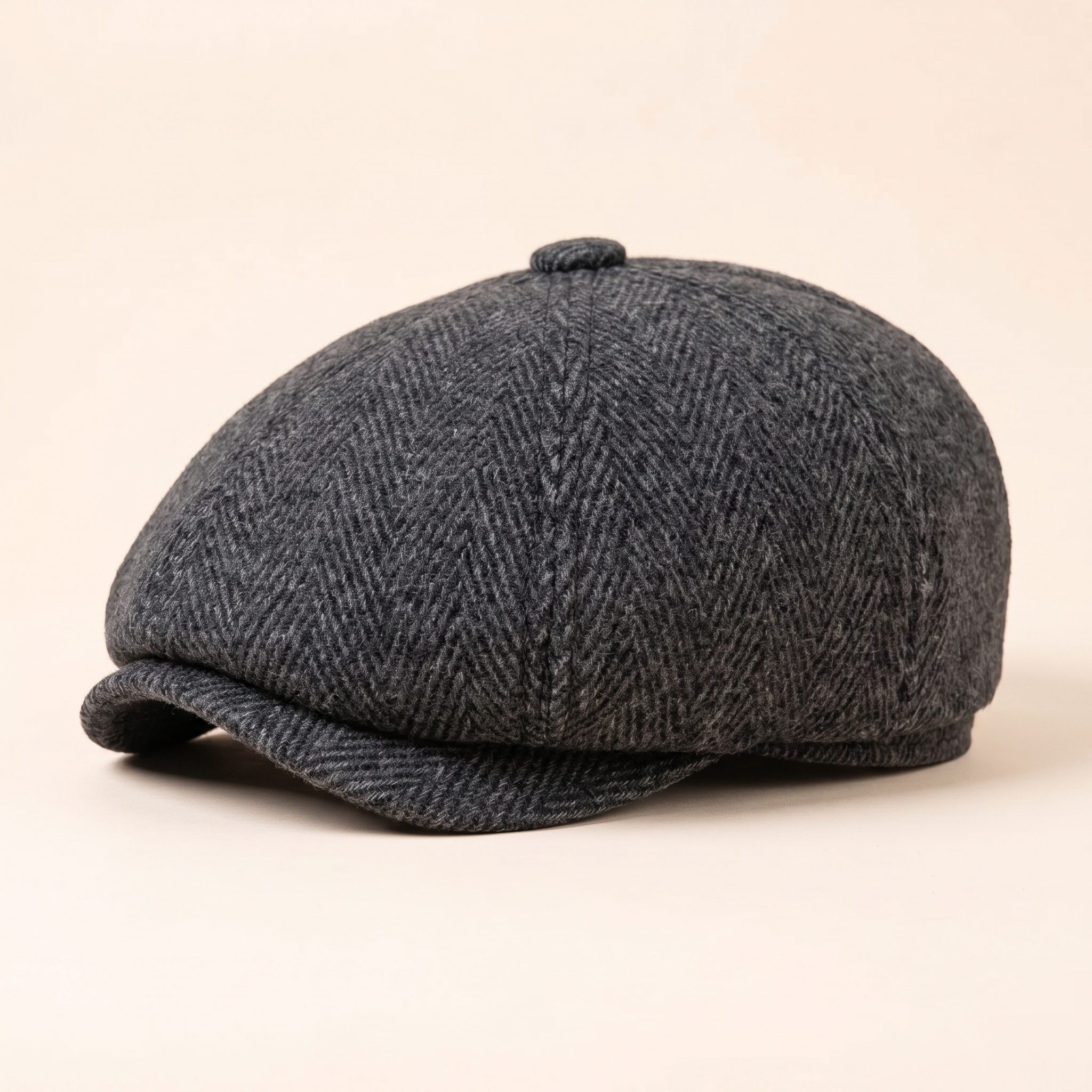 Fischgrät-Cap mit Ohrenklappen