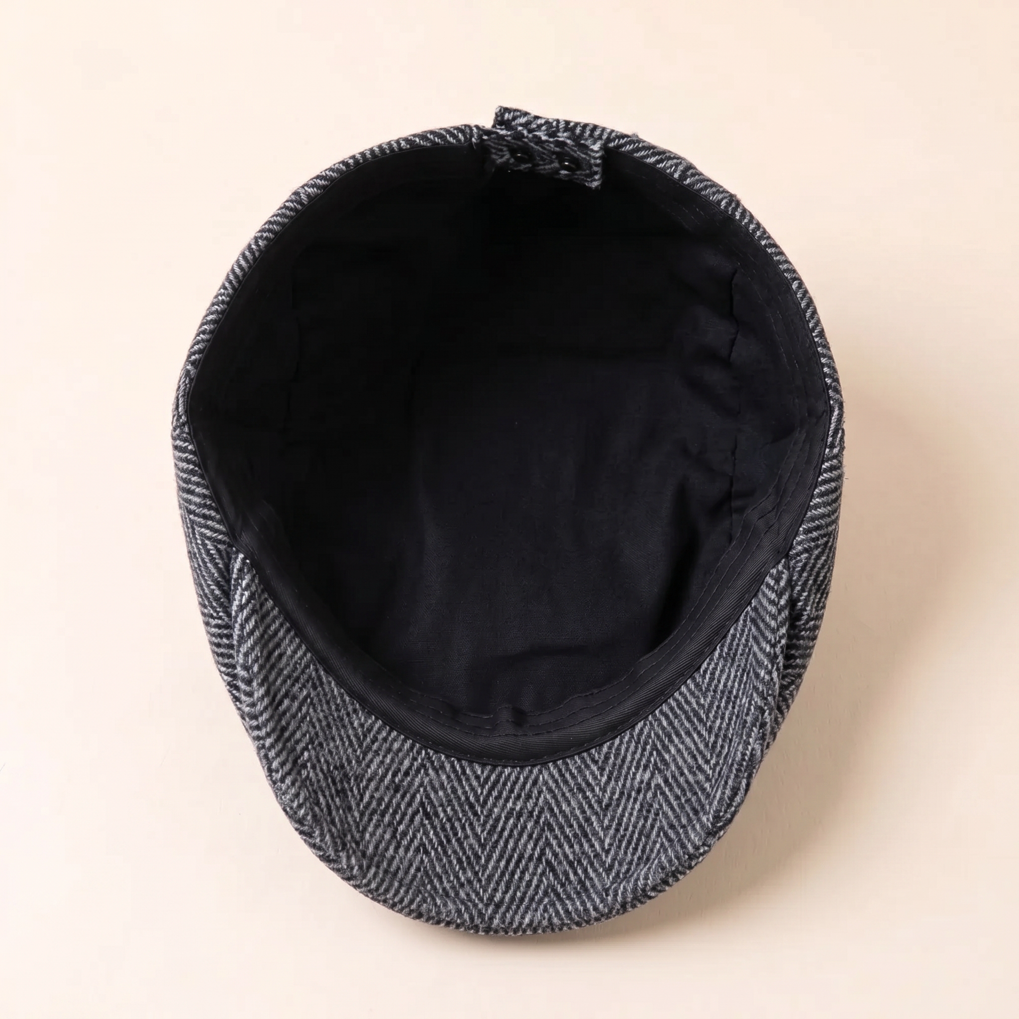 Fischgrät-Wollcap