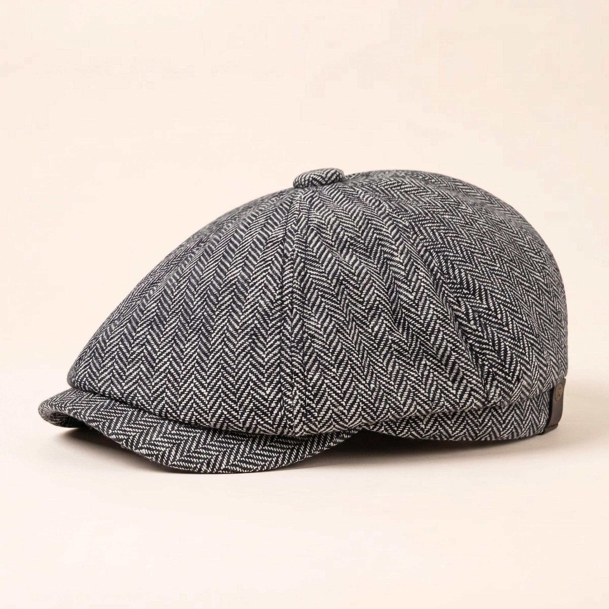 Fischgrät-Wollcap