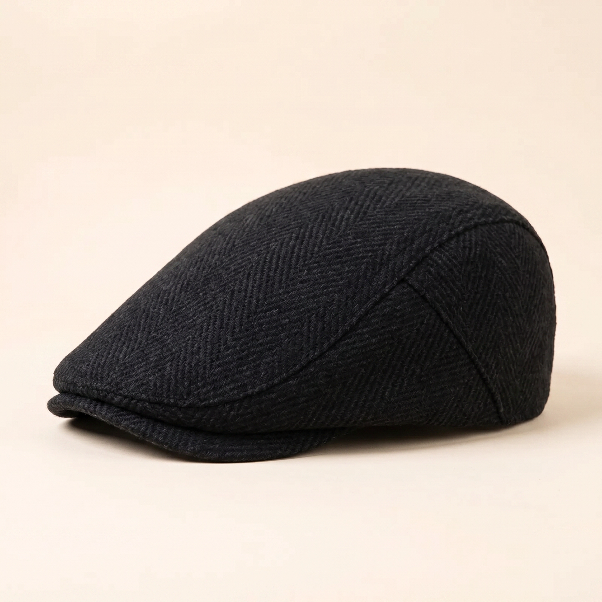 Fischgrät-Wollcap